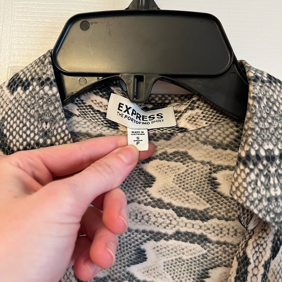 Express Snake Print Blouse  Size:S - Picture 2 of 4